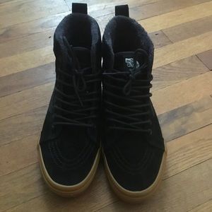 Vans sk8hi dupont mte shoes black/gum